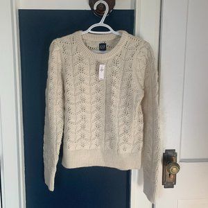 Gap Pointelle Sweater (New) - Small